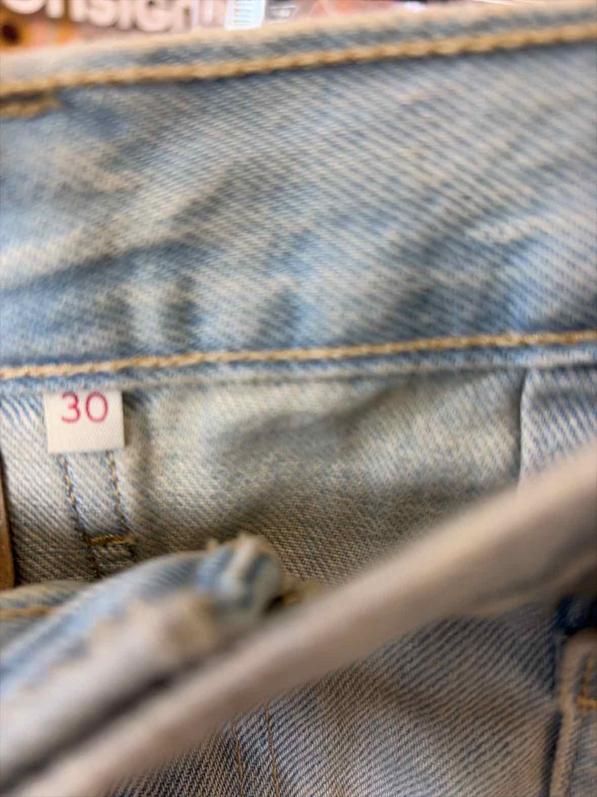 Levi's Women's Mid Rise Mini Pleated Skirt, 30, Blue
