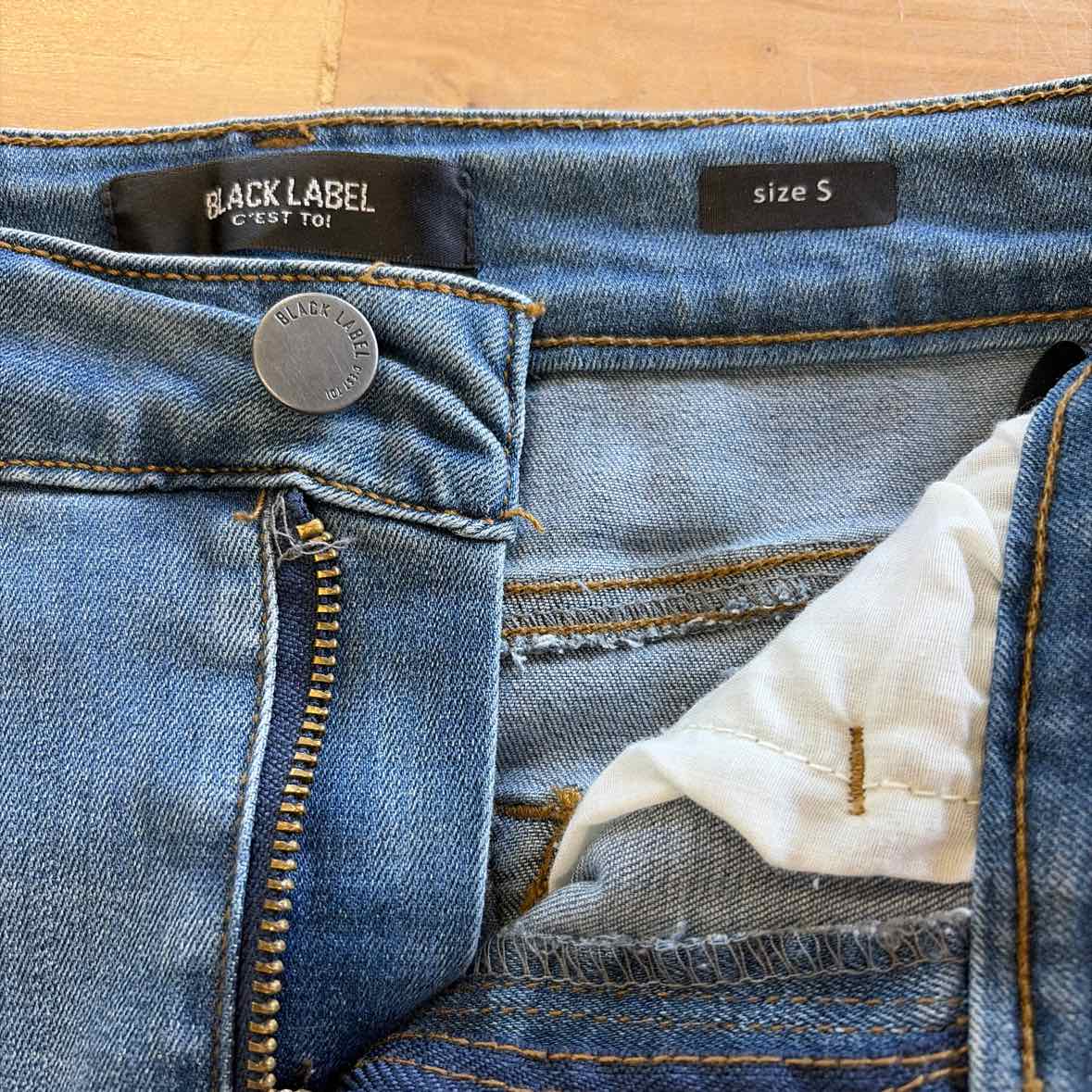 Black Label Size S Blue Preloved Skirt