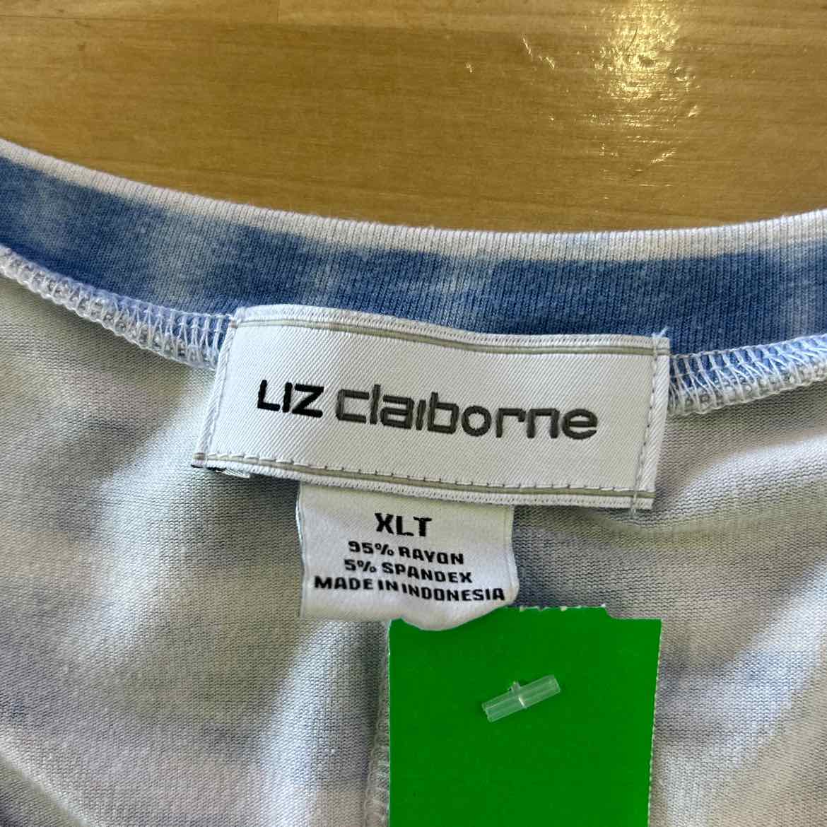 Liz Claiborne Size XL Blue/White Preloved Dress