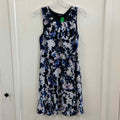 Express Size 6 Blue Black Preloved Dress