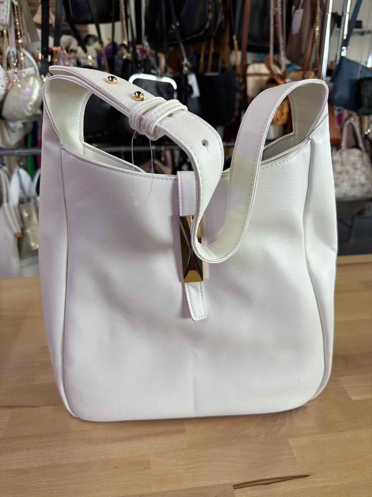 INC White Handbag