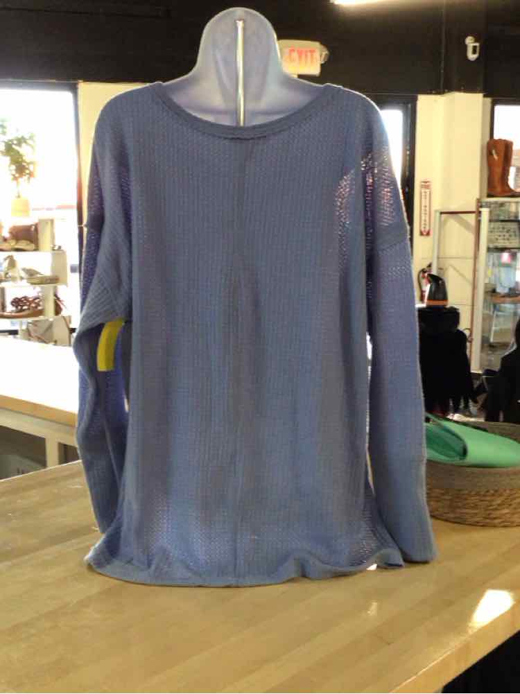 Vintage America Size XL Blue Knit Preloved Sweater