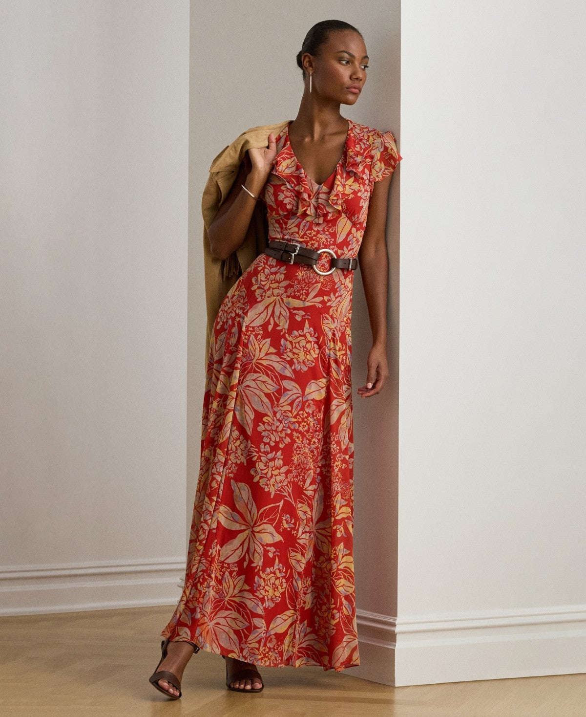 Ralph Lauren Size 8 Orange New Dress
