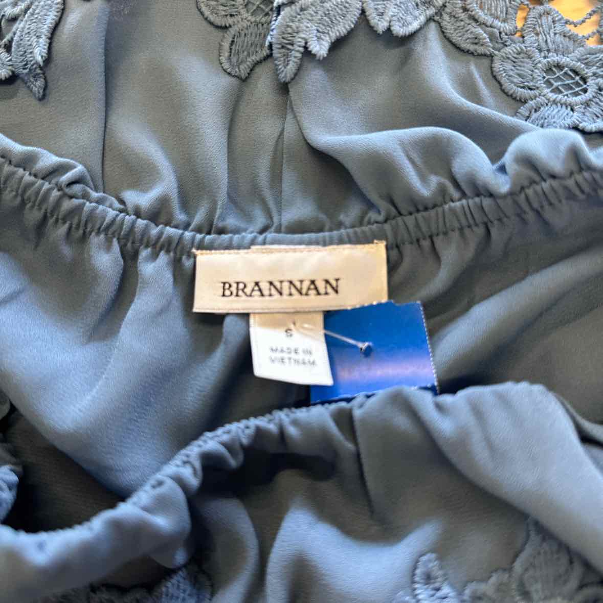 Brannan Size S Blue Sleeveless