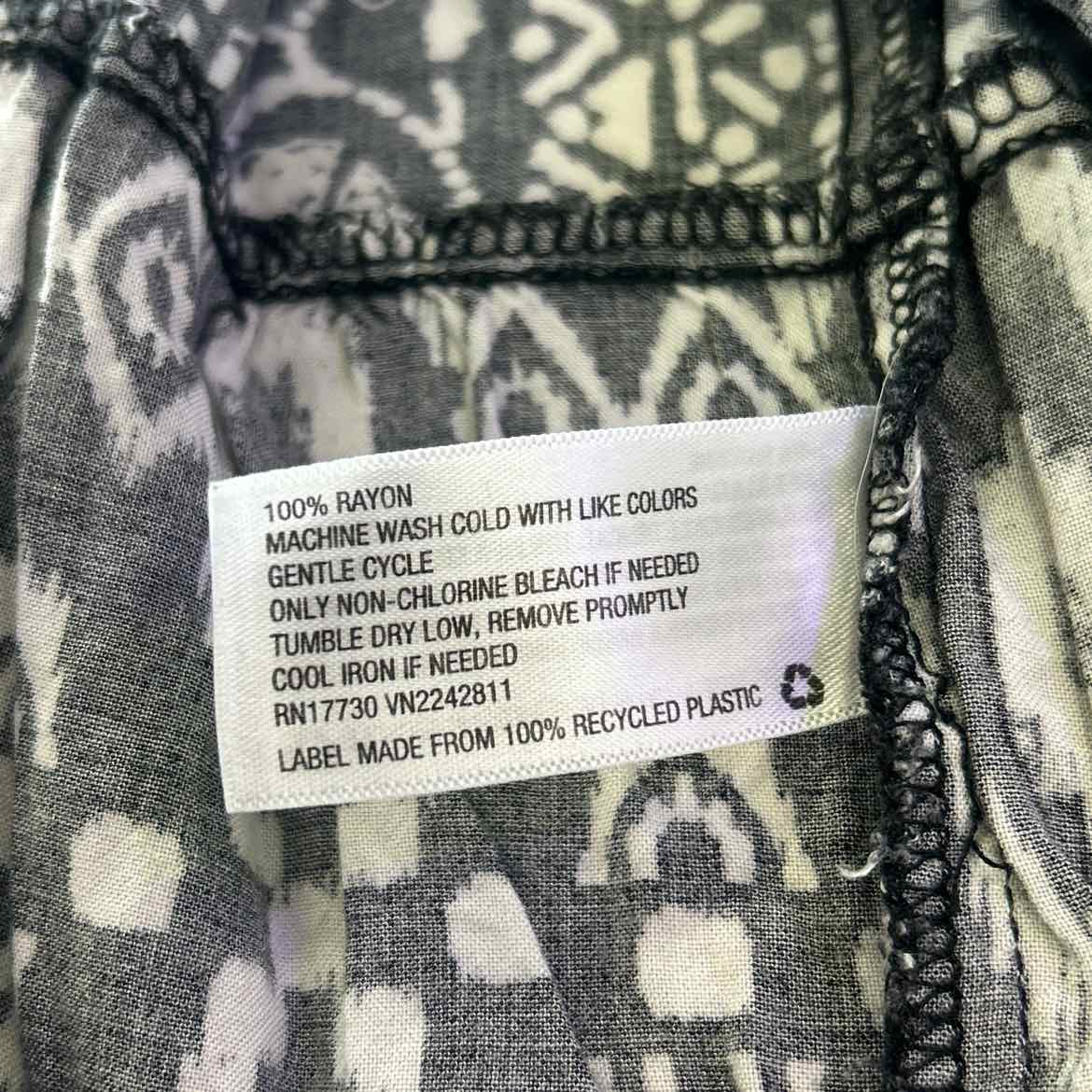 mossimo Size XL Black White Preloved Dress