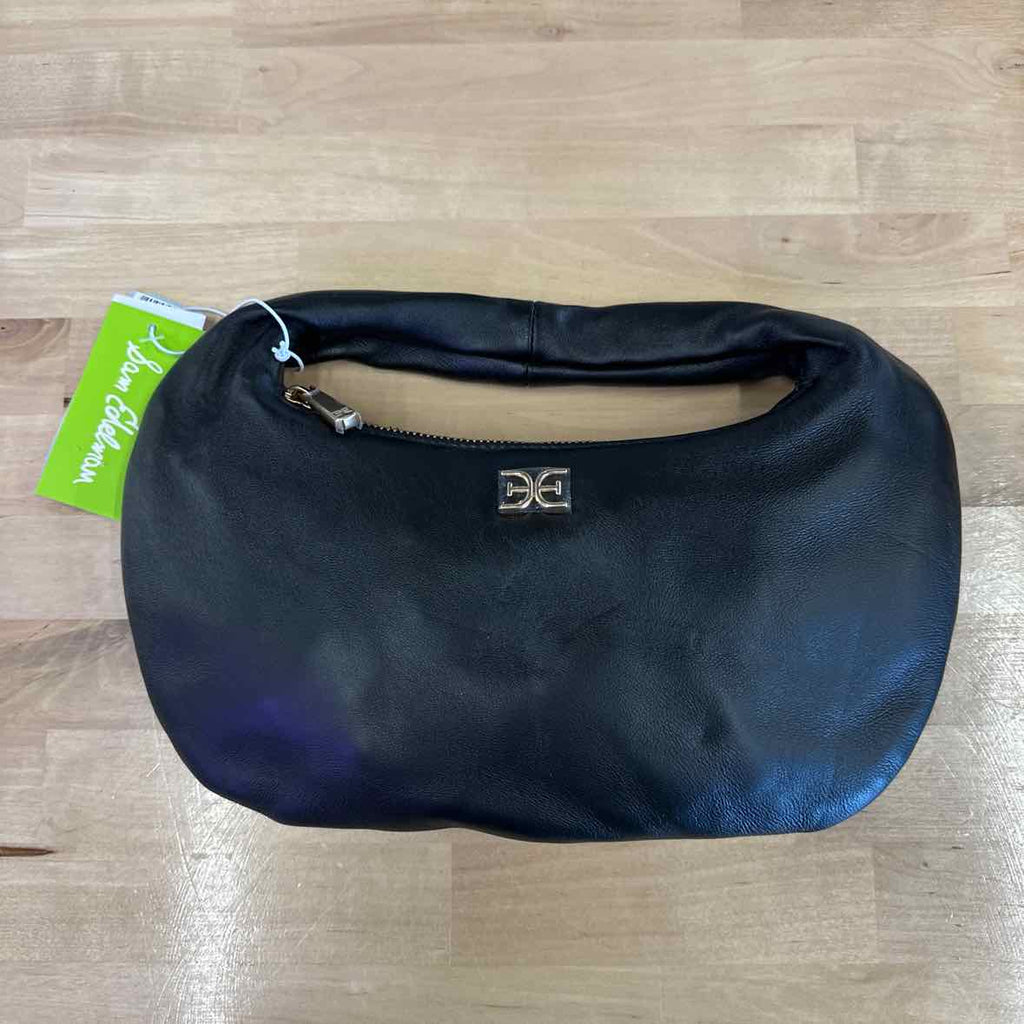 Sam Edelman Michaela Leather Mini Hobo Bag - Black