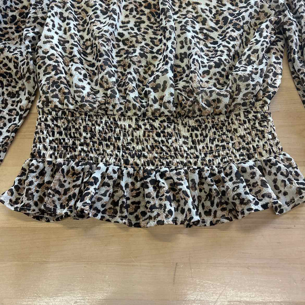 Japna Size S Tan Preloved Blouse LS