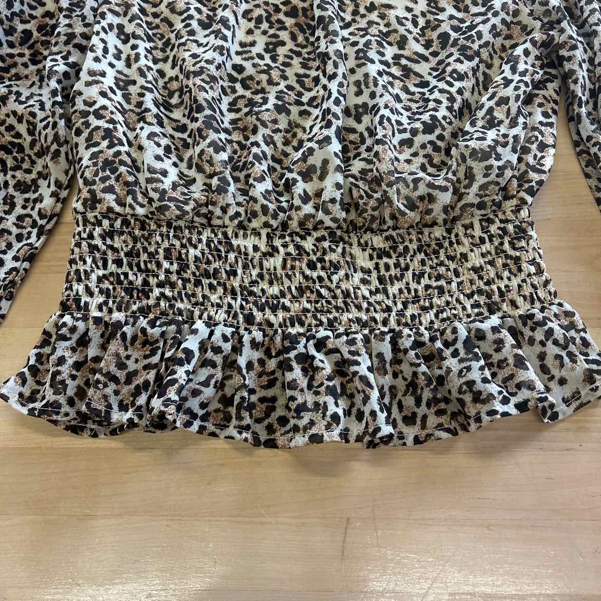Japna Size S Tan Preloved Blouse LS