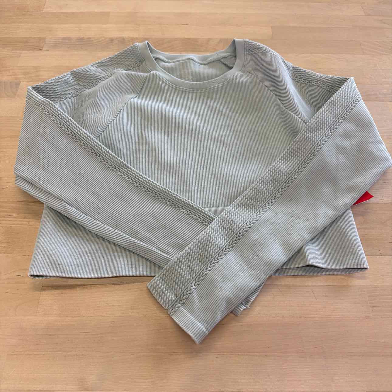 aerie Size L Green Preloved Long Sleeve