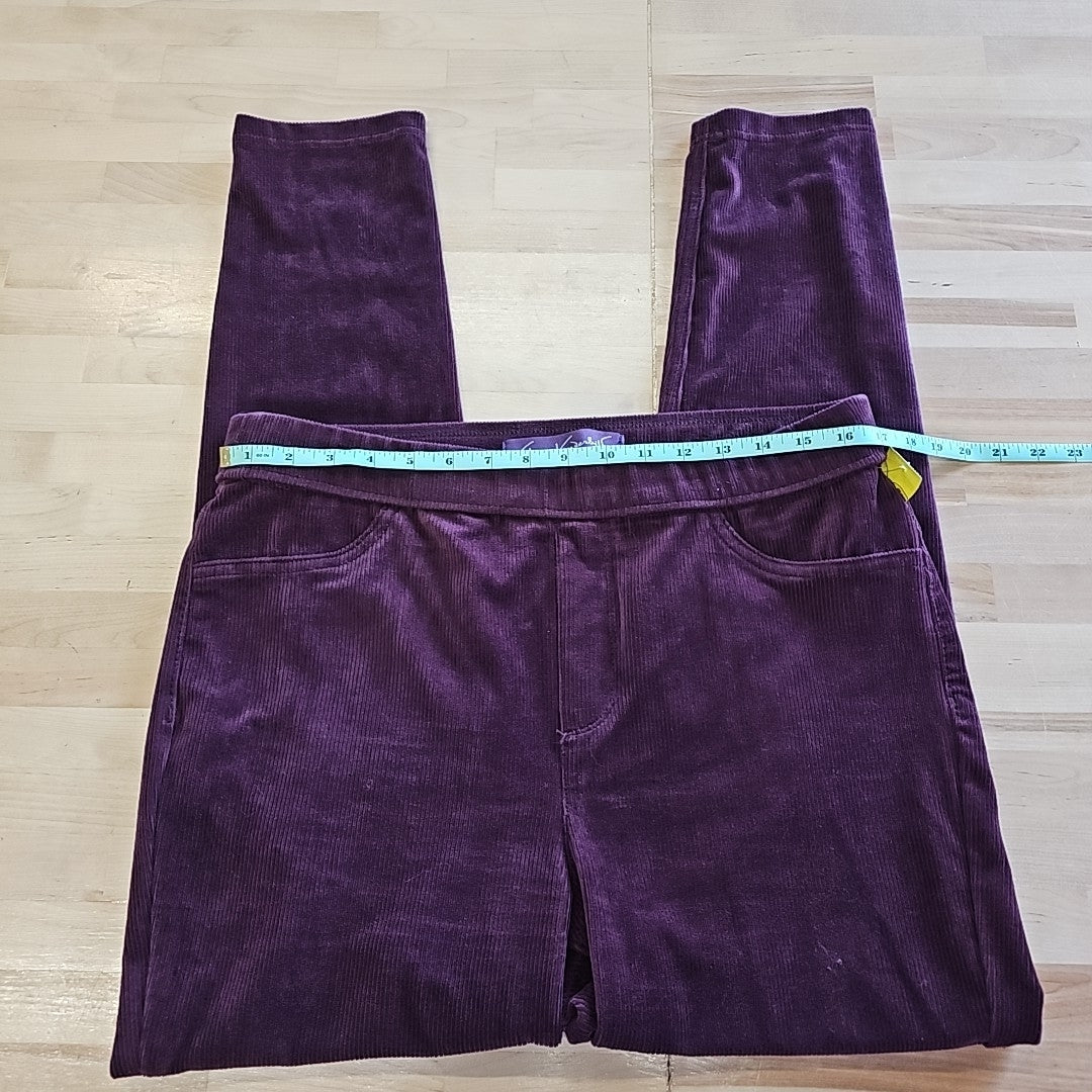 Gloria Vanderbilt Size L Wine Pants