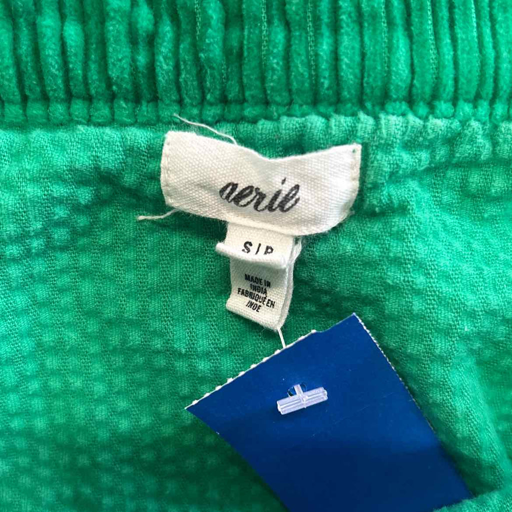aerie Size S Green Corduroy Preloved Skirt
