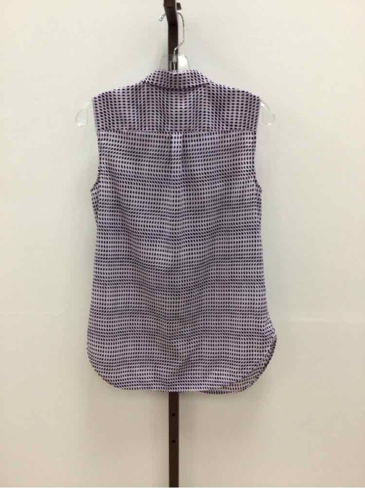Talbots Size S Purple Print Preloved Sleeveless