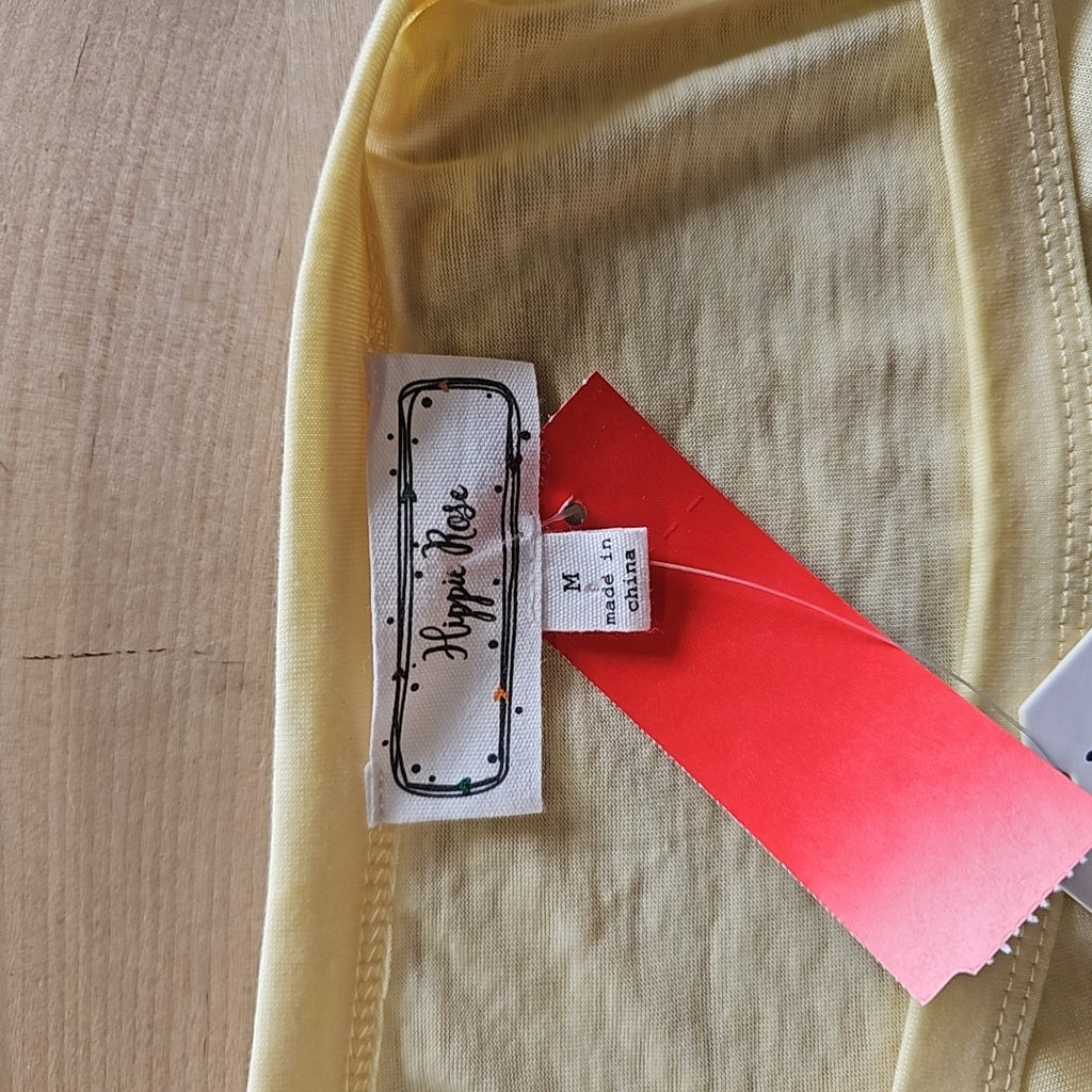 hippie rose Size M Yellow New T-shirt