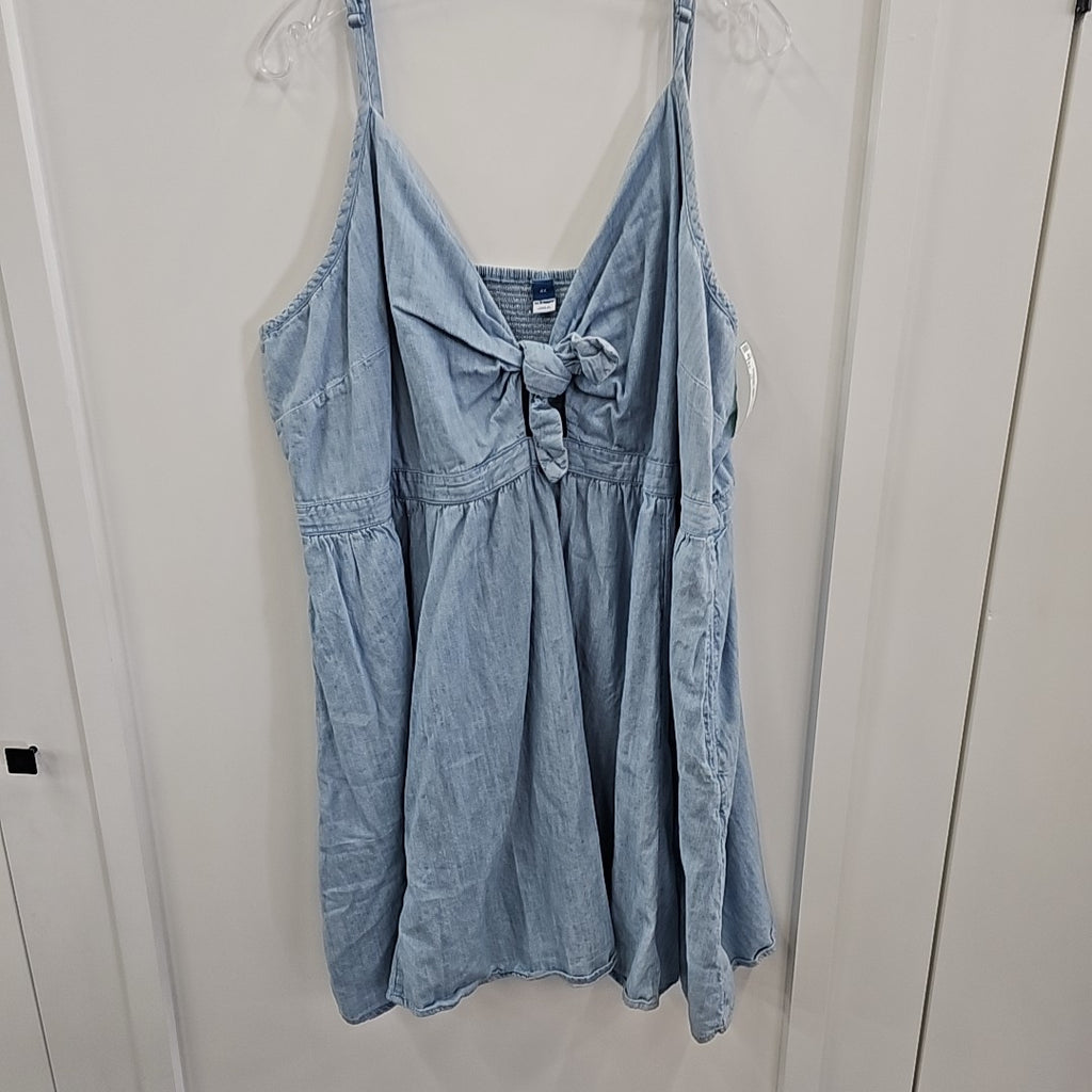 Old Navy Size 4X Blue Preloved Dress