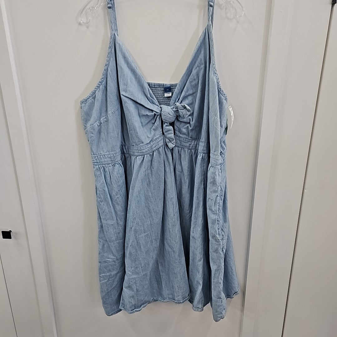 Old Navy Size 4X Blue Preloved Dress