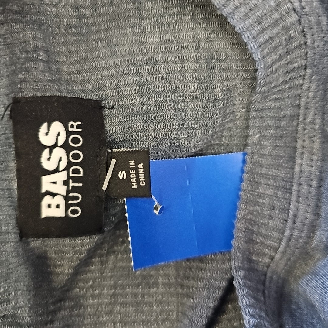 Bass Outdoor Size S Gray MENS Long Sleeve Shirt