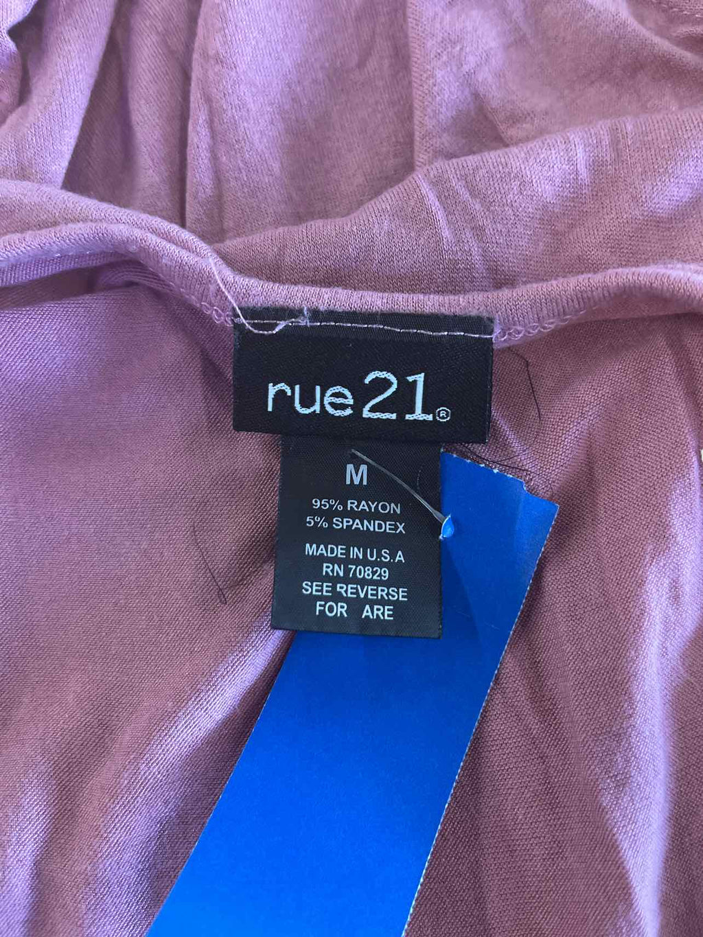Rue21 Size M Purple Preloved Tank