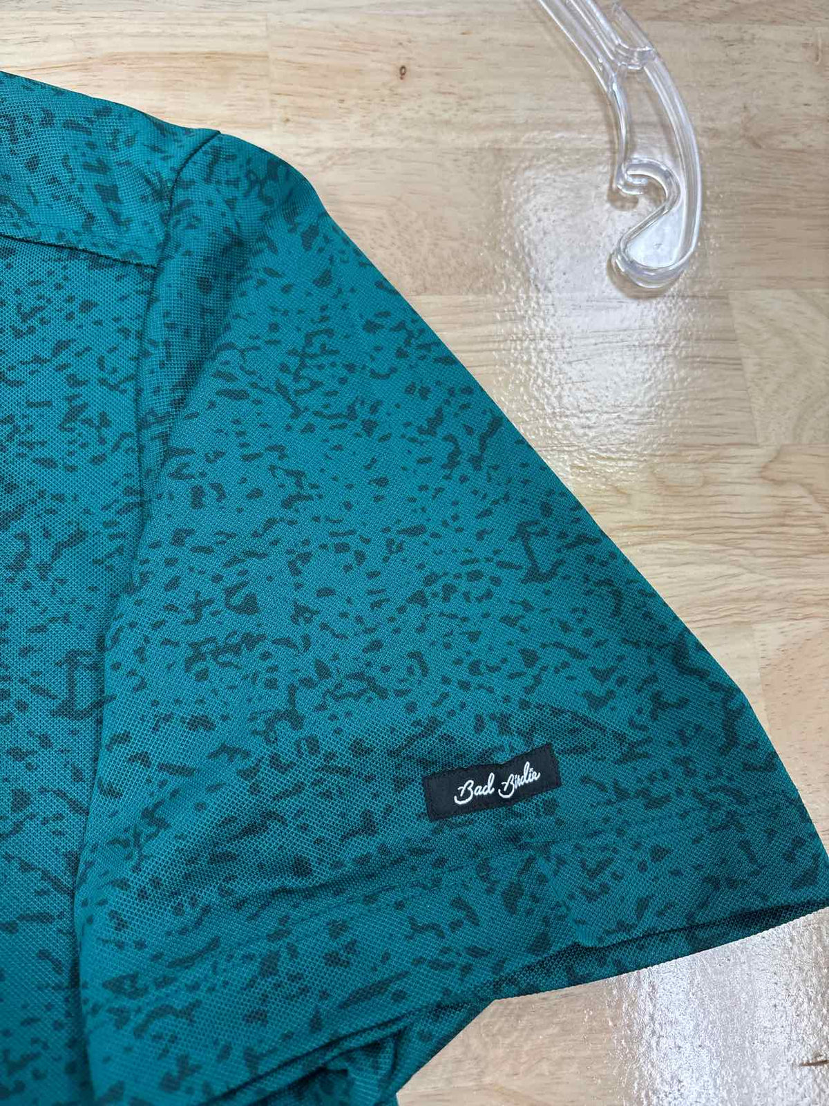Bad Birdie Size L Green MENS Polo