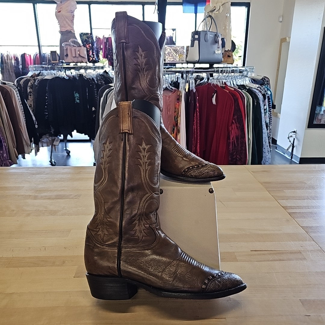 Tony Lama Size 9.5 Brown MENS Boots