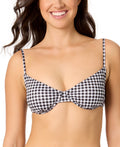 Salt + Cove Size XL Plaid Underwire Bikini Top