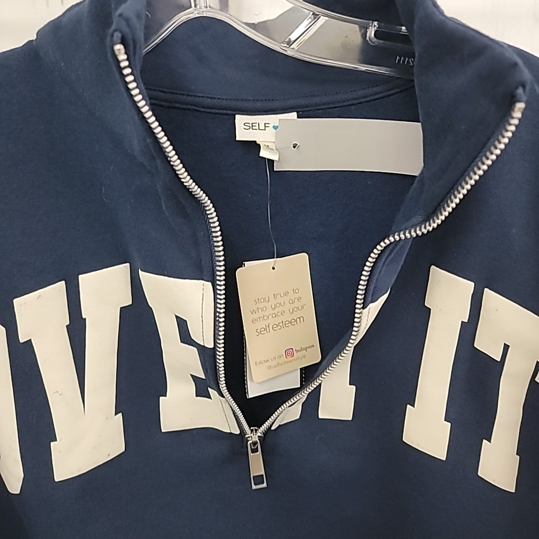 Self Esteem Size M Navy Sweater