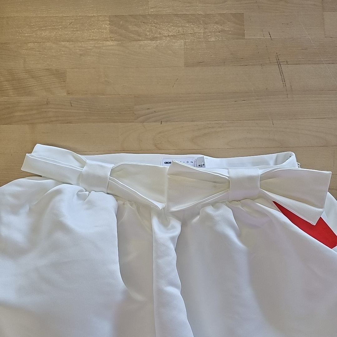 Asos Size 0 White New Skirt