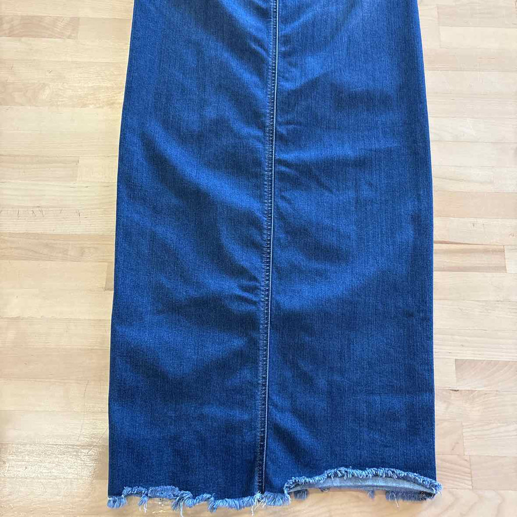 TINSELTOWN Size 0 Blue Denim Preloved Skirt