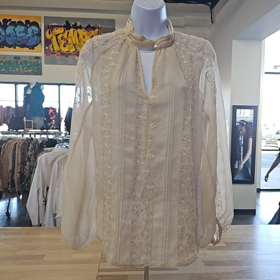 Tiny Size M White Used Blouse