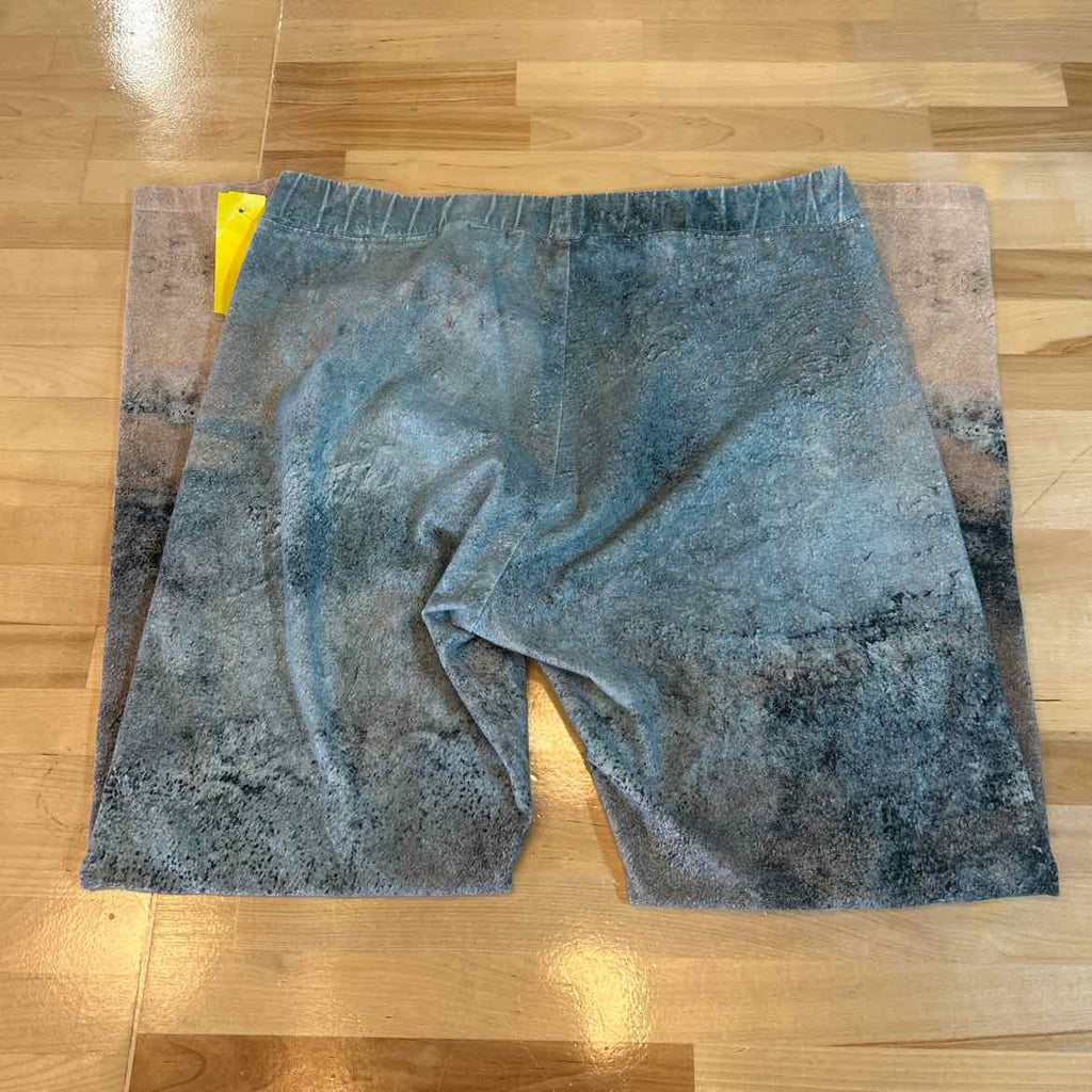 Soft Surroundings Size M Blue Brown Preloved Pants