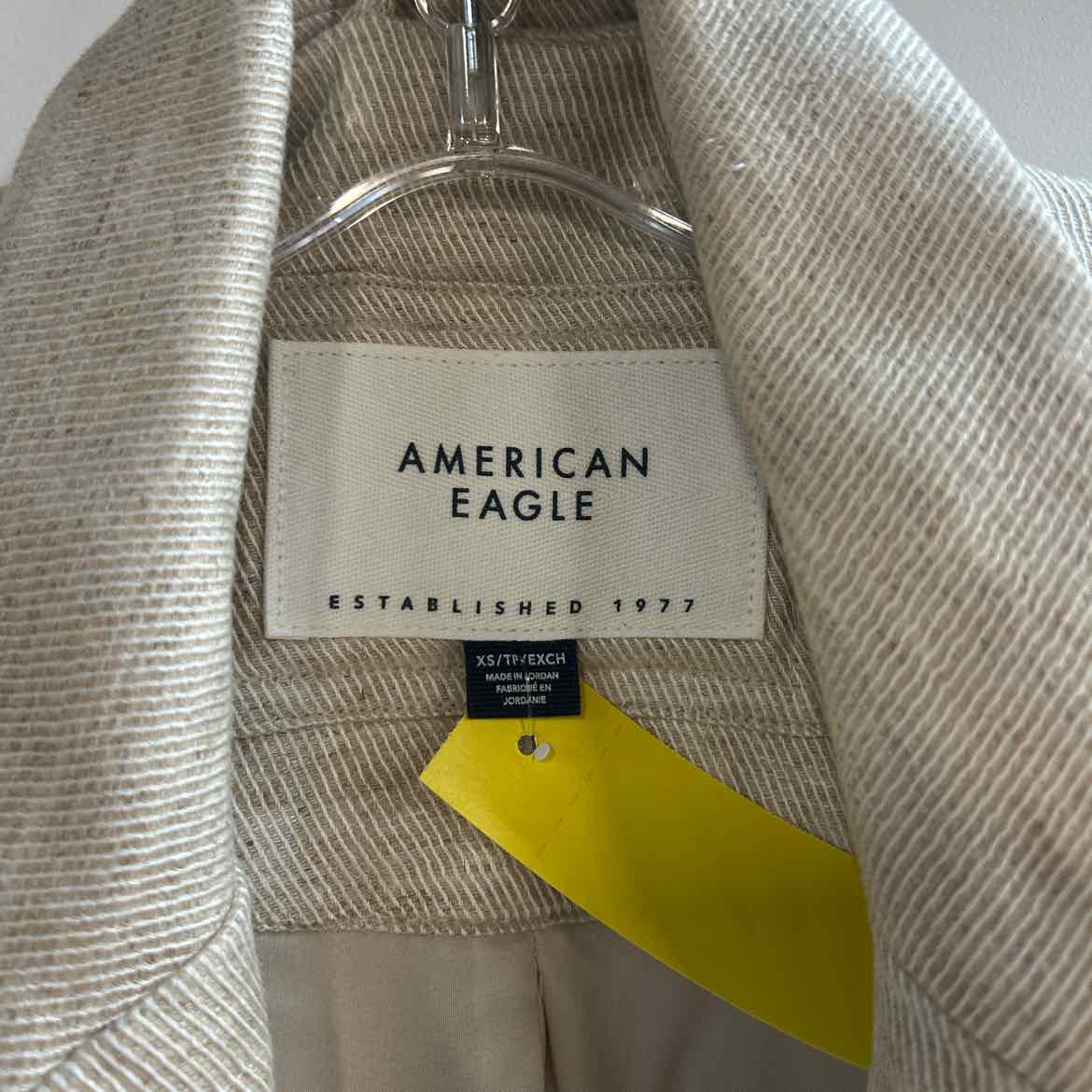 American Eagle Size XS Tan Preloved Blazer