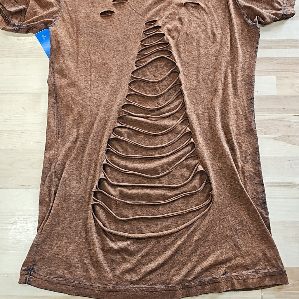 Affliction Size XL Rust T-shirt