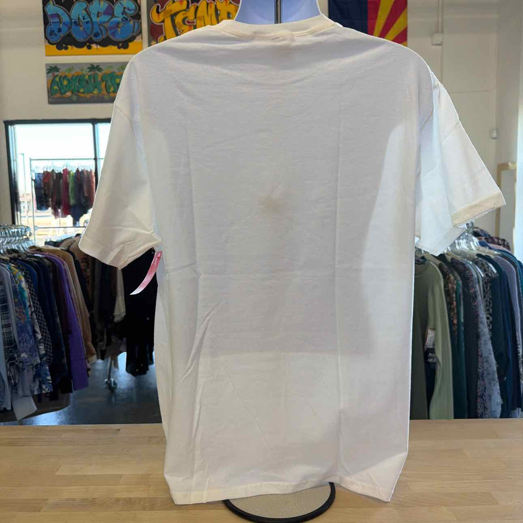 Fruit of the Loom Size XL White Preloved MENS T-shirt