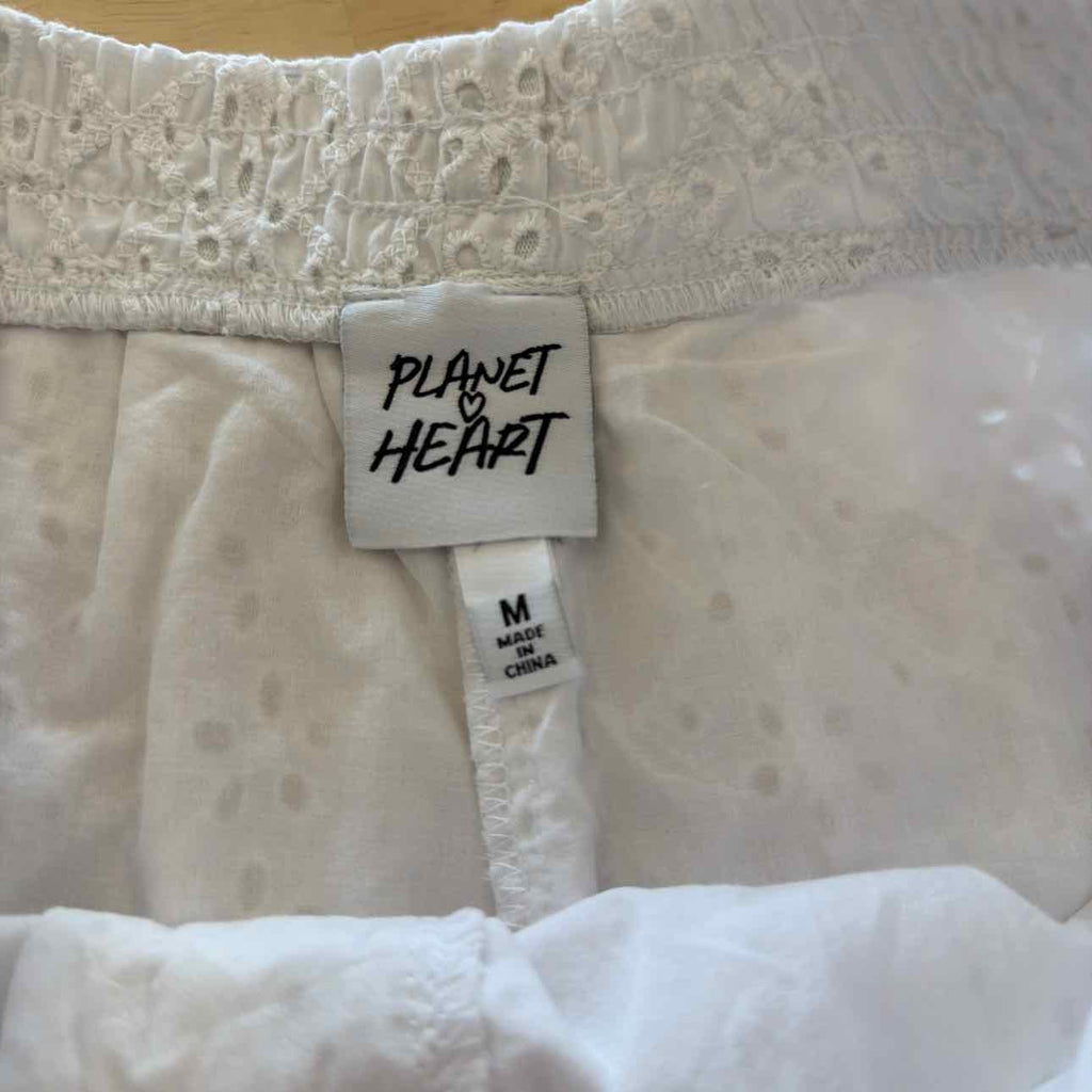 Planet Heart Women Size M White New Shorts