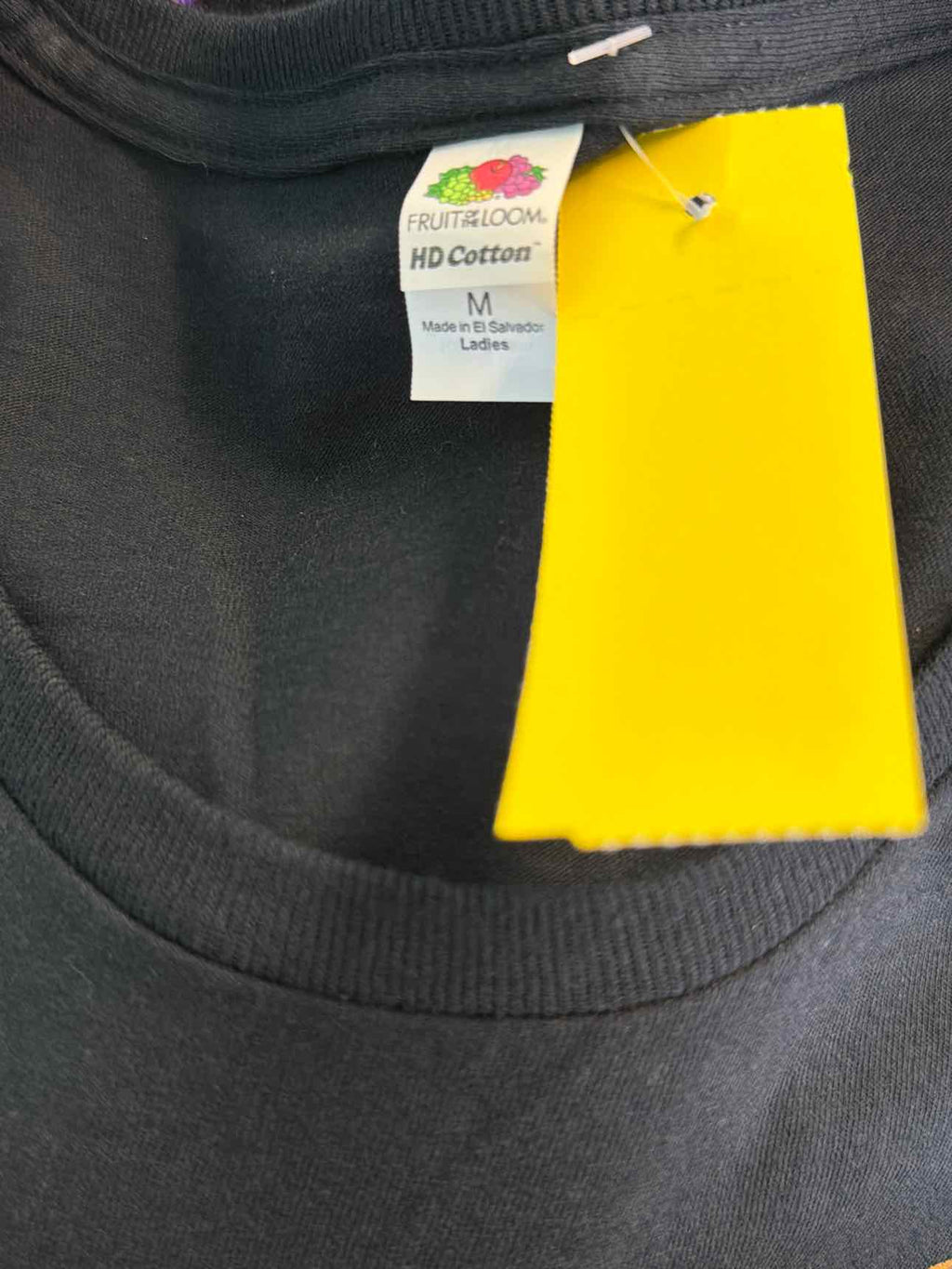 Fruit of the Loom Size M Black T-shirt