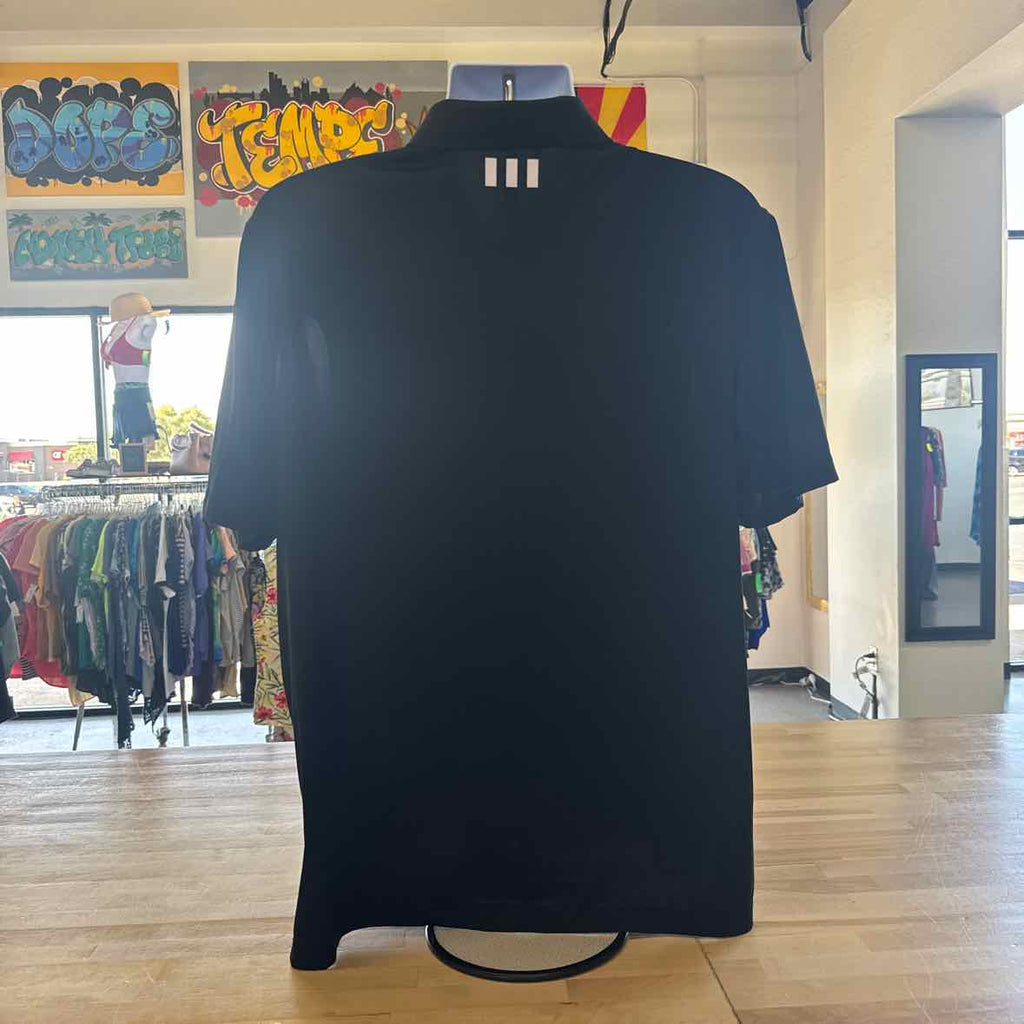 Adidas Size XL Black Preloved MENS Polo