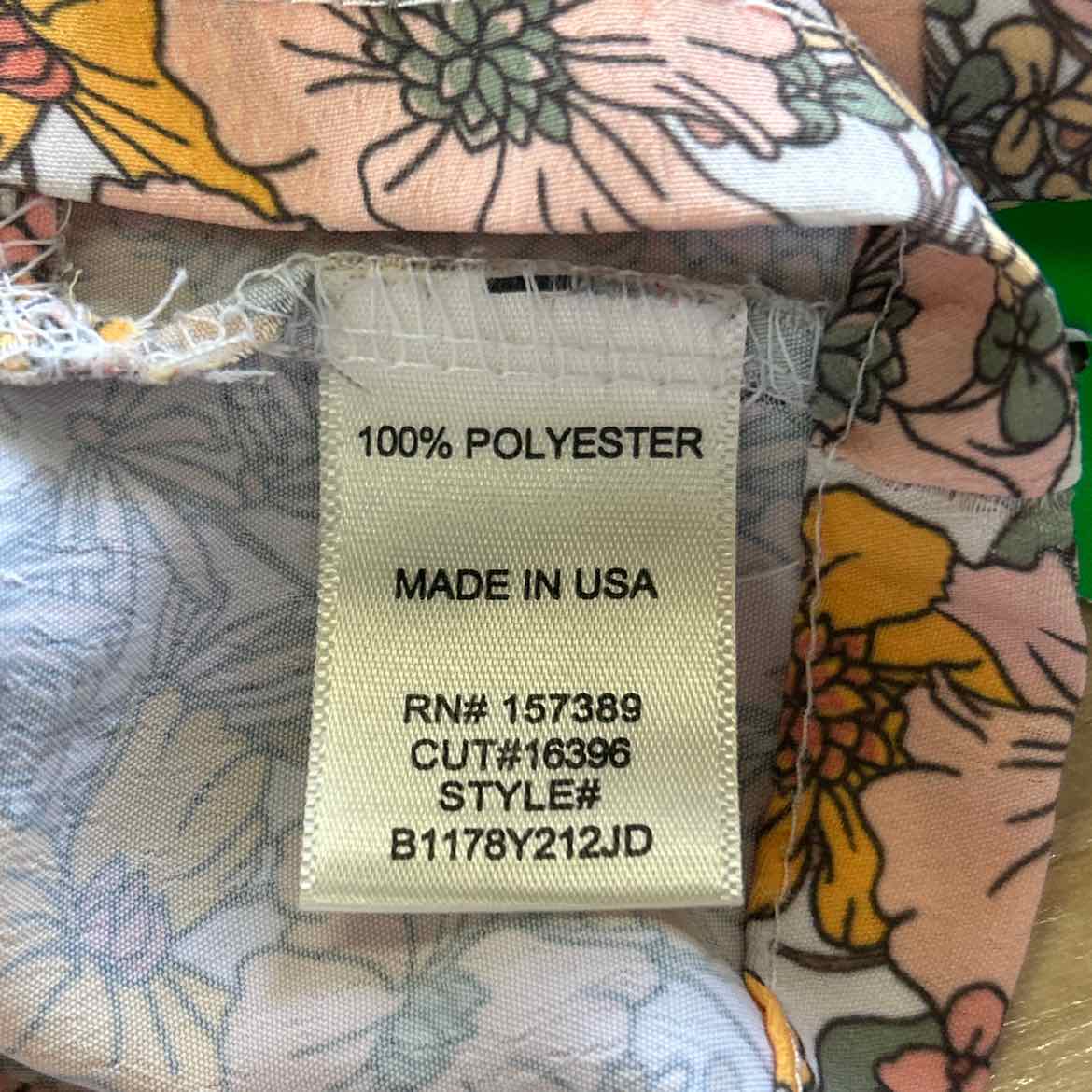 Altar'd State Size S multi summer Preloved Blouse SS