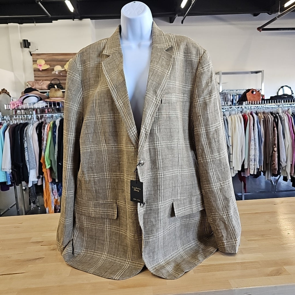 Club Room Size XL Tan Blazer