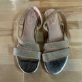 Bandolino Size 8 Gold Preloved Sandals