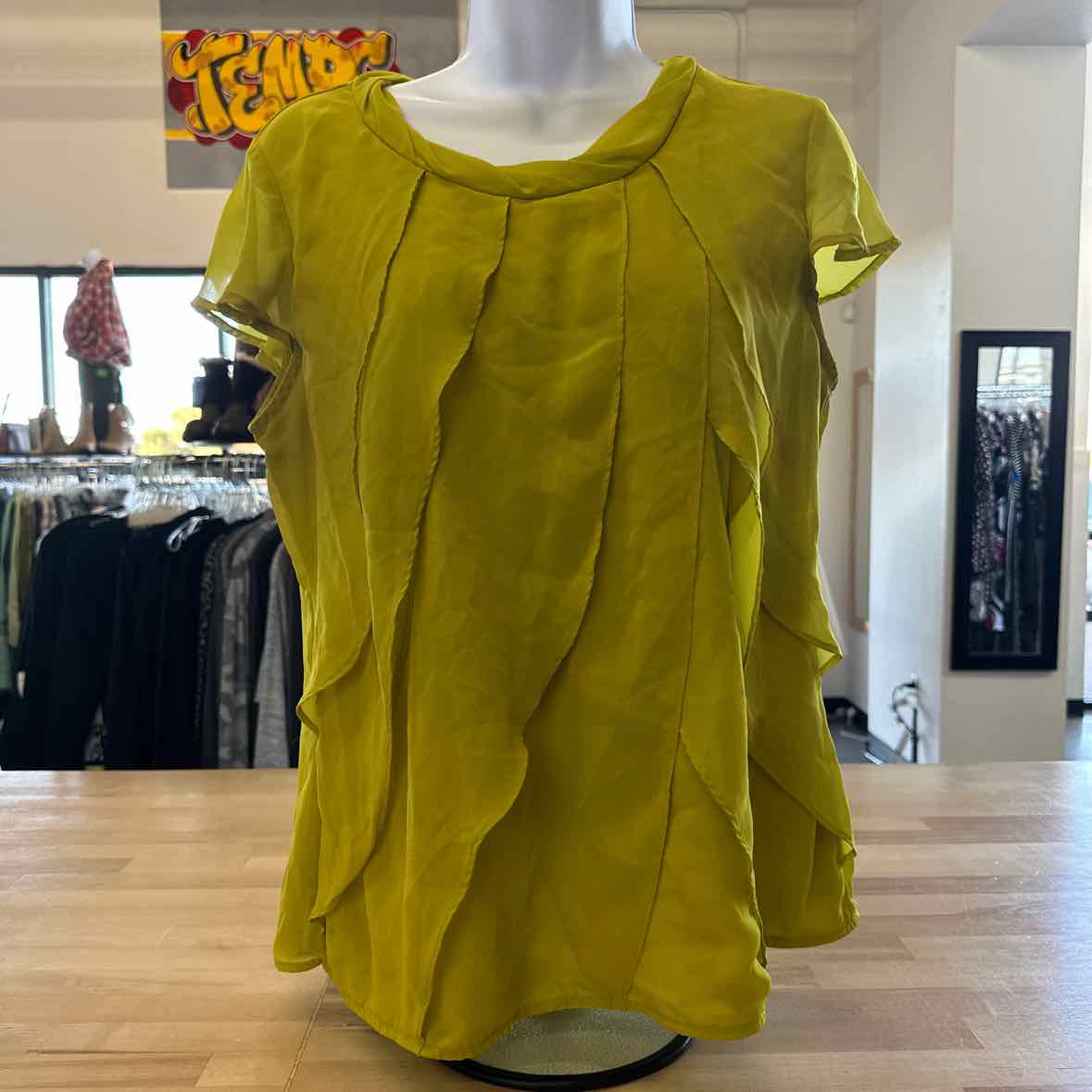 Worthington Size PL Green Blouse