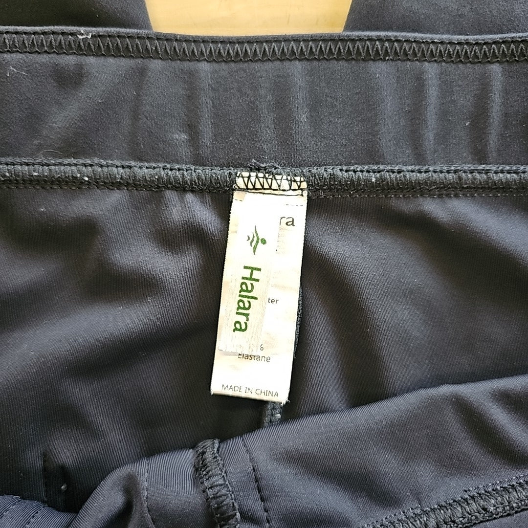 Halara Size XLT Black Polyester Elastane Preloved Athletic Pants