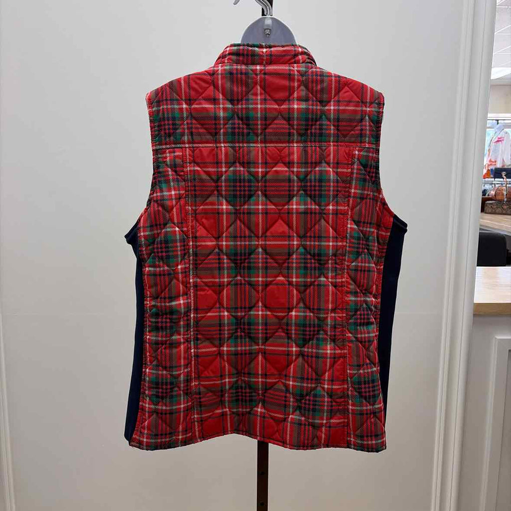 Kim Rogers Size L green, blue, red Polyester Preloved Vest