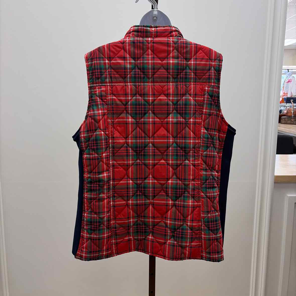 Kim Rogers Size L green, blue, red Polyester Preloved Vest