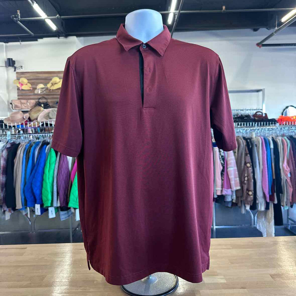 Greg Norman Size M Red MENS Polo