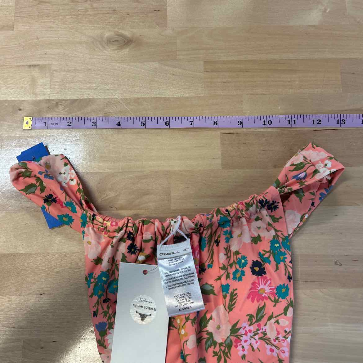 O'Neil Size XL Kelly Floral Solimar Bikini Bottoms - Desert Flower