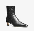 Michael Kors Size 6 Black Leather Cosmo Kitten Bootie NEW