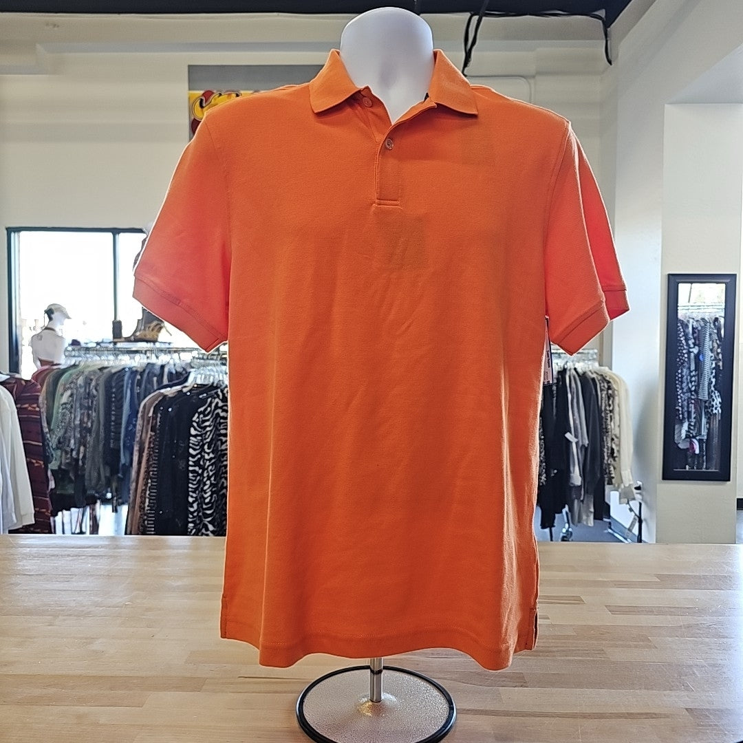 Club Room Size S Orange New MENS Polo