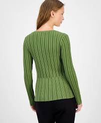 Tahari Size S Green New Sweater