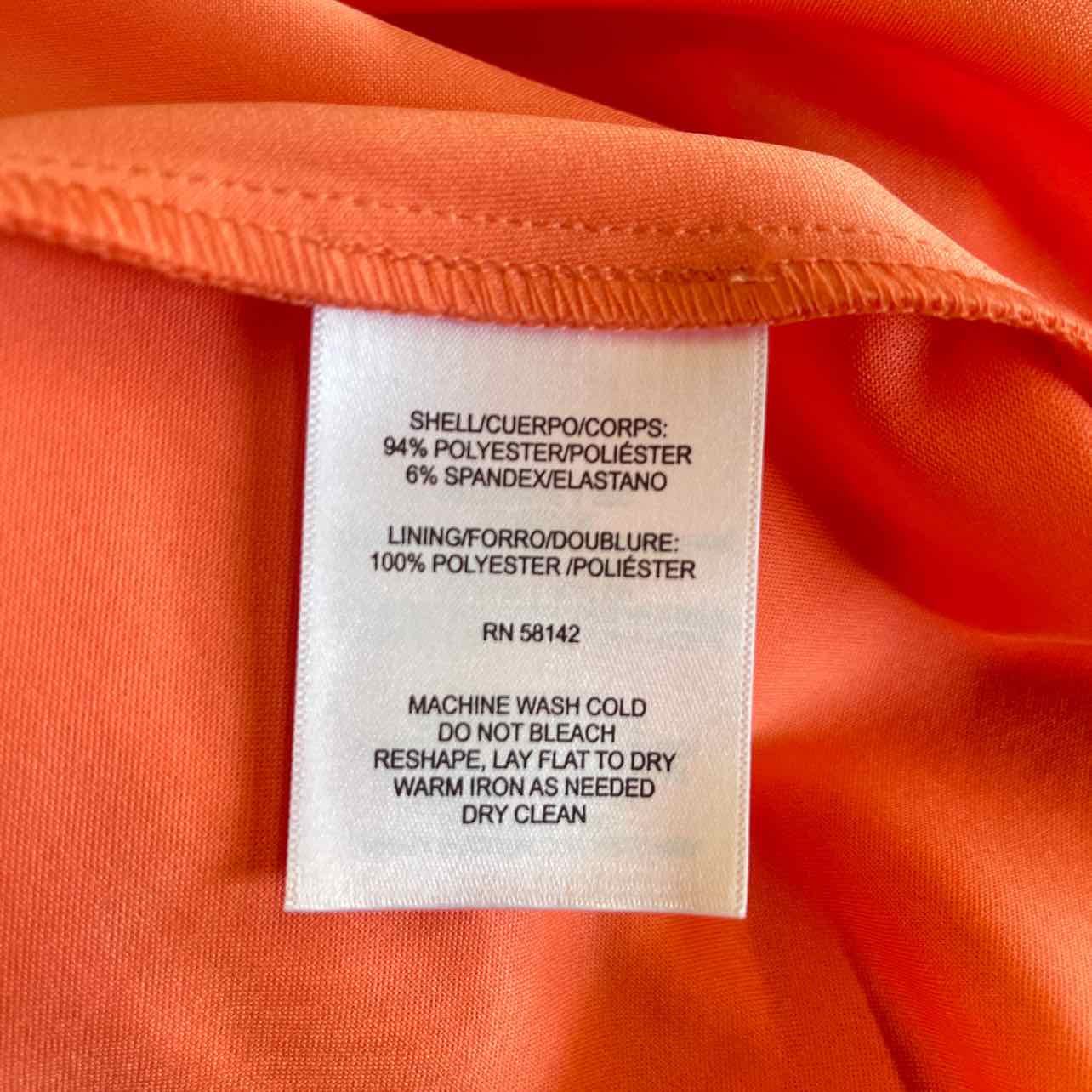 London Times Size 14 Orange New Dress