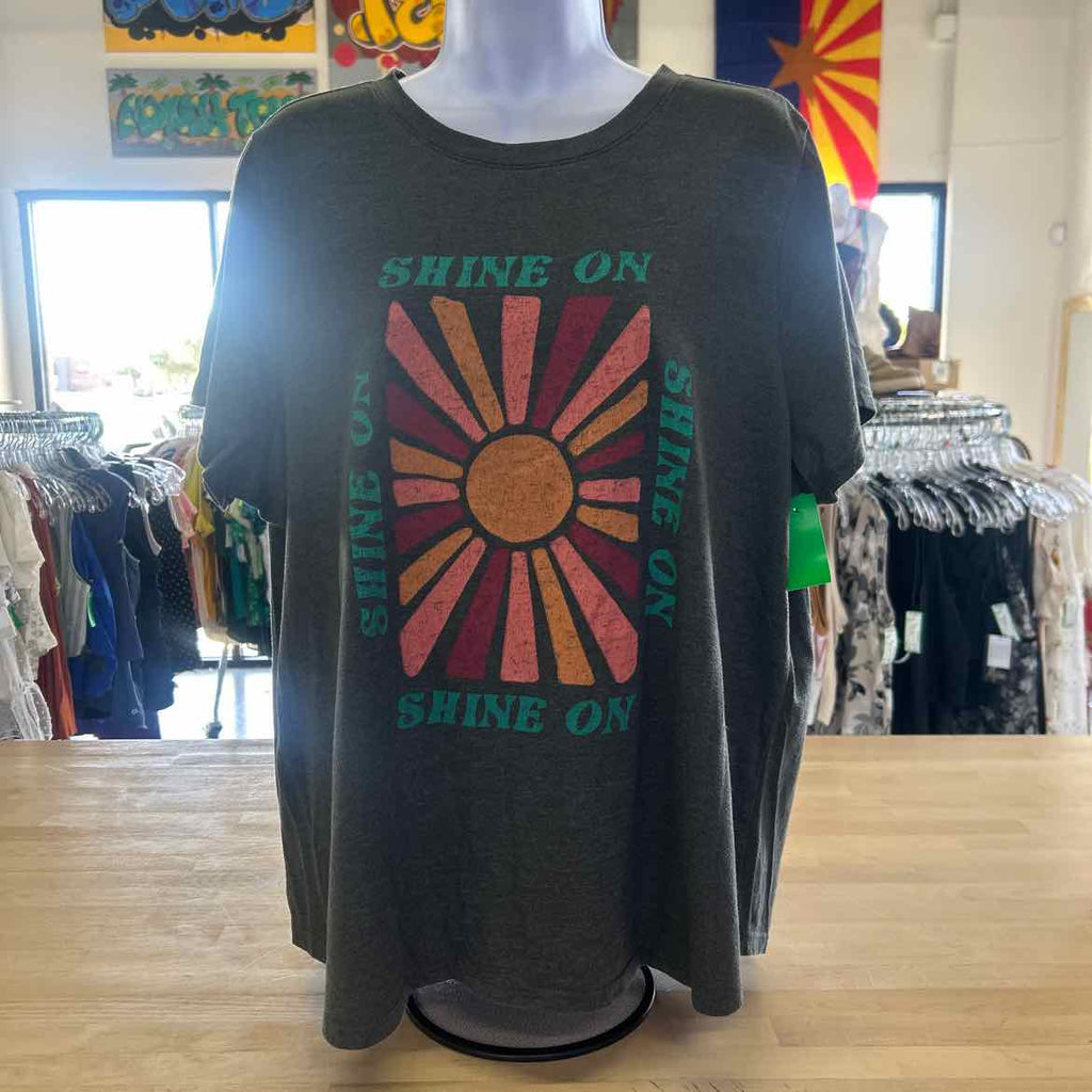 Sonoma Size XXL Gray Preloved T-Shirt SS