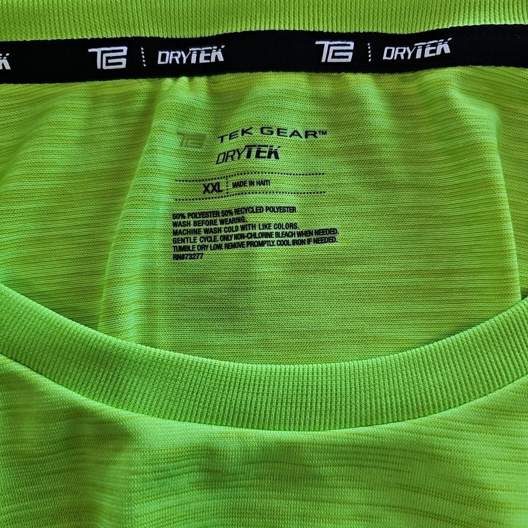 Tek gear Size XXL Green MENS Athletic Tank